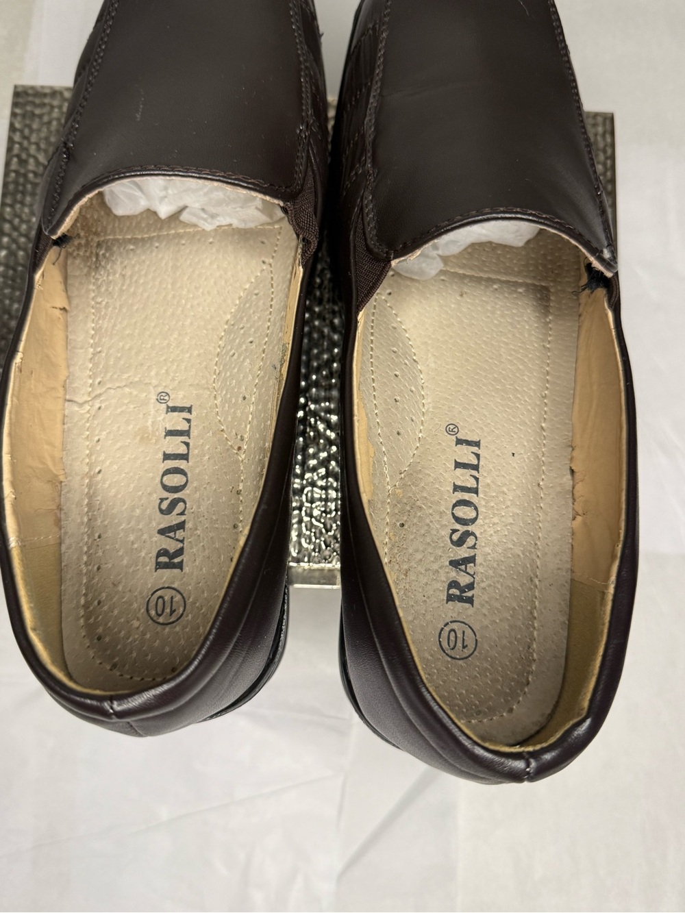 Rasolli Women’s Black Loafers Slip On Comfort Dress Shoes Size 10 - Picture 7 of 11